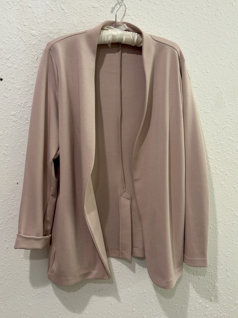 Uniqlo Women's Light Mauve Open-Front Blazer